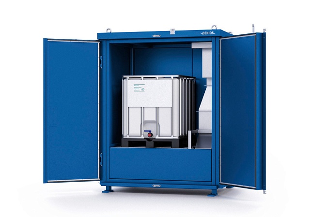 Нагревательная камера на 4 бочки по 200 литров или 1 еврокуба на 1000 литров, 1 уровень хранения, электрический обогрев ТЭНами или газом мощностью -9кВт, 1800х1900х2400 мм, рабочая температура нагрева до -250 ᵒС, напряжение -220/380В 