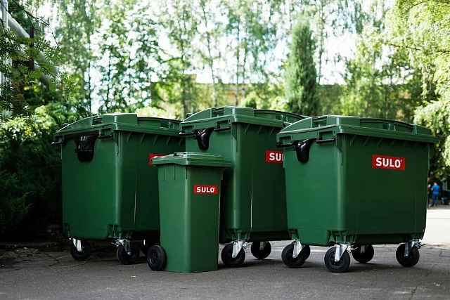 Пластиковый контейнер для мусора МКП 660 л. (780x1370x1218 мм)