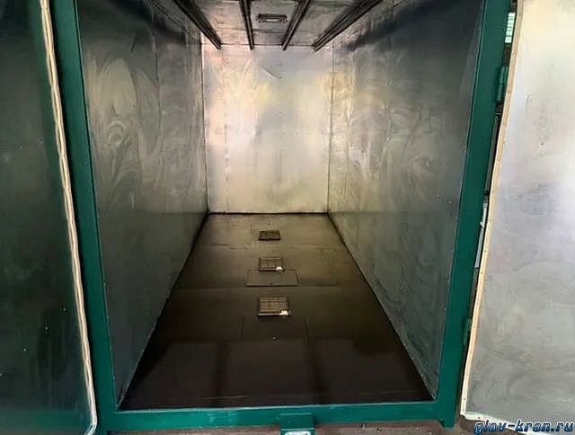 Нагревательная камера на 16 бочек по 200 литров или 4 еврокуба на 1000 литров, 1/2 уровень хранения, электрический обогрев ТЭНами или газом до-18кВт, 3200х1700х4260 мм, рабочая температура нагрева до -250 ᵒС, напряжение -220/380В